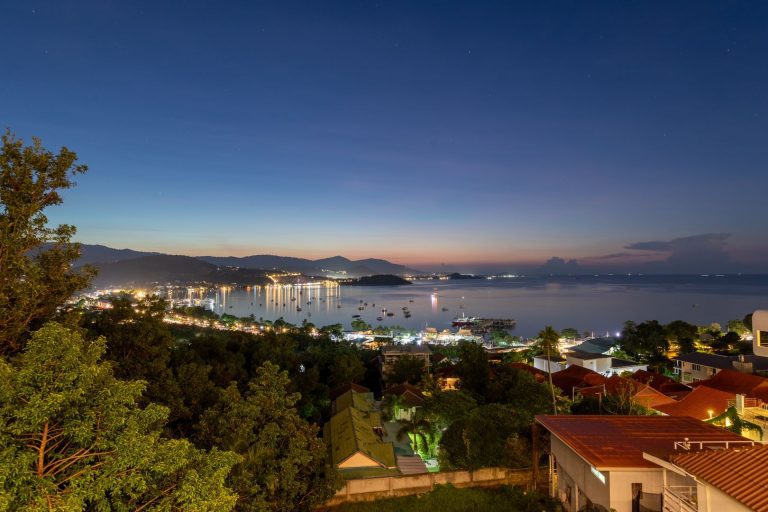 Villa Veha vue de nuit