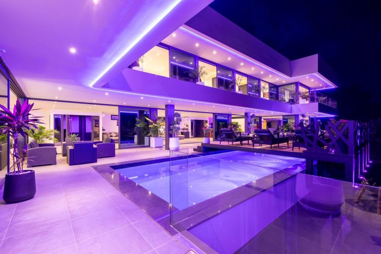 Villa de luxe Thaïlande de nuit
