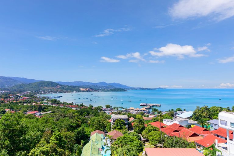 Vue Villa de luxe Thaïlande